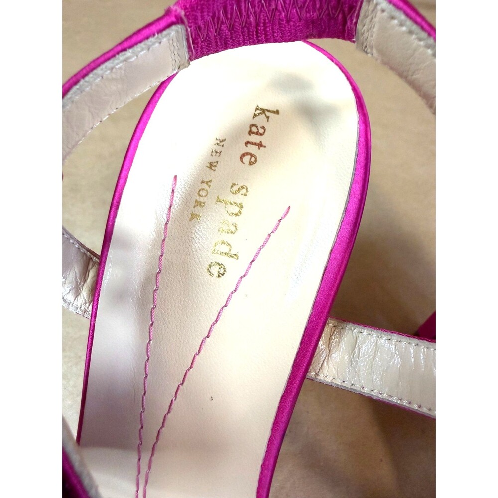 Kate Spade New York Slingback Sandals with Bow Accents and Kitten Heel Size 10 - Picture 9 of 16